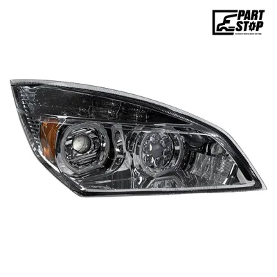 Right Passenger Side LED Headlight Assembly for Freightliner Cascadia A6601405003 A6601405002