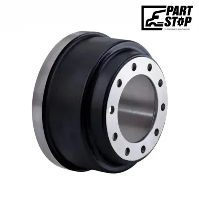 Brake Drum 3758X – 16.5" x 5", Outboard Mount, 10 Hole – Heavy Duty Semi Truck / Trailer