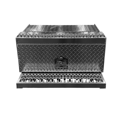 Aluminum Step Tool Box 31"×30"×15" (F-010)